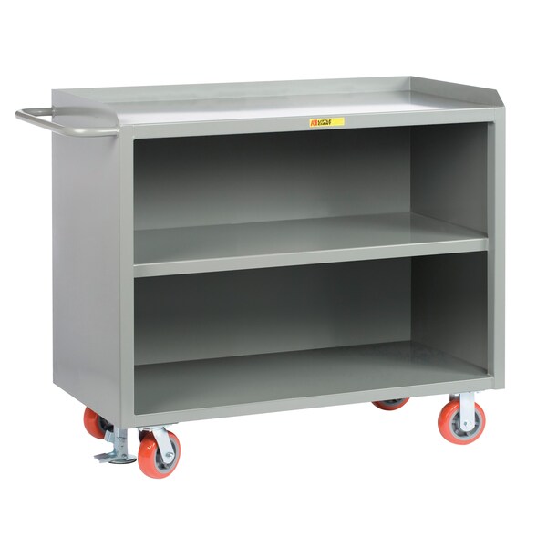 Little Giant Mobile Bench Cabinets, 36"W, Center Shelf, Powder Coated Steel MB3-2436-FL - main
